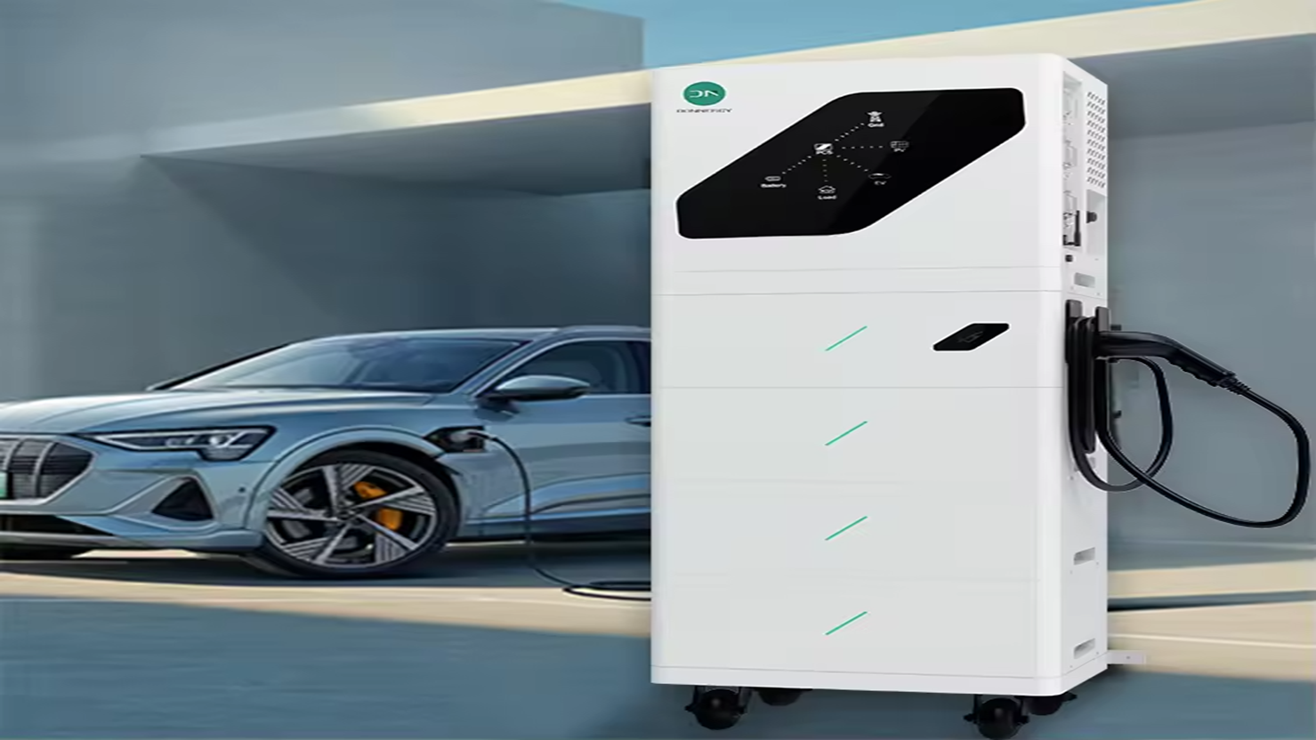 All-in-One-System 7 kW PV-Speicher-EV-Ladeleistung